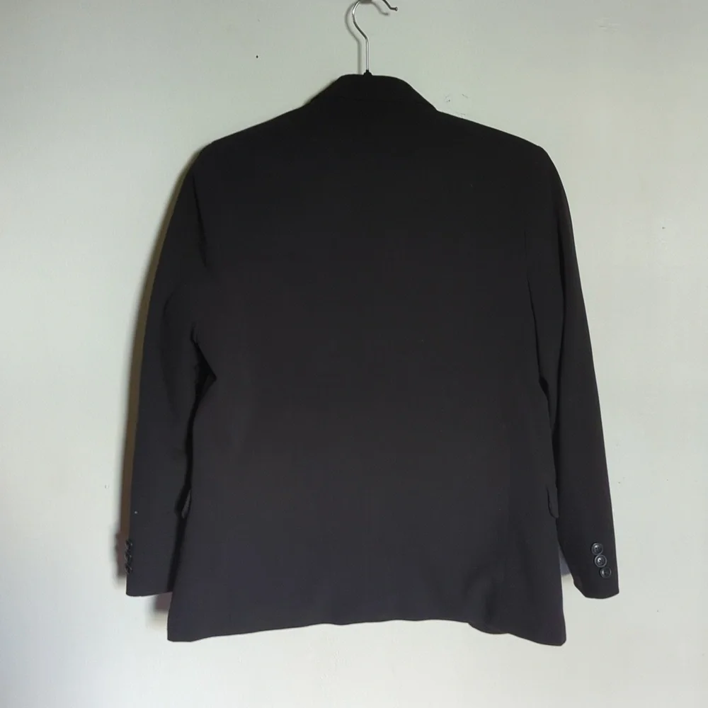 Chaps Sports Blazer Black Two-Button Wedding Easter Boys Size 14